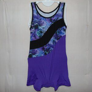 Danskin Now Purple Biketard M (7-8)